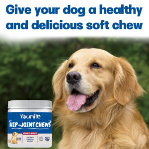 Glucosamine Chondroitin for pets  – Hip & Joint Soft Chews | 120 Count