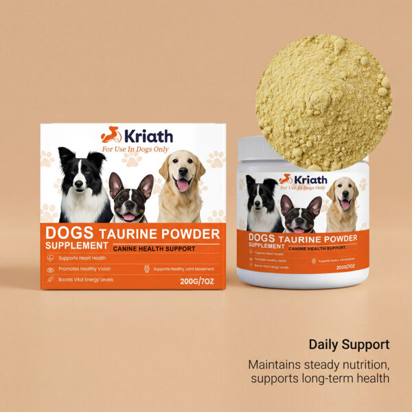 Taurine Powder for Dogs – Heart, Vision, Joint & Energy Support | 200g