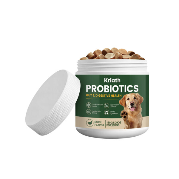 Probiotic Chews for Dogs UK – Gut, Digestive & Immune Health | Duck Flavor | 150g