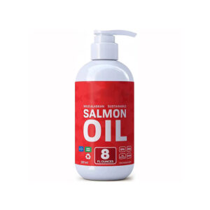 Fish Oil for Dogs and Cats – Wild Alaskan Salmon Oil | 850mg Omega-3 EPA & DHA | Pump Bottle
