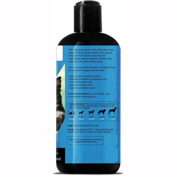 Fish Salmon Oil for Dogs and Cats – Omega Skin & Coat Supplement | Itch & Allergy Relief | DHA & EPA | 120 Soft Chews