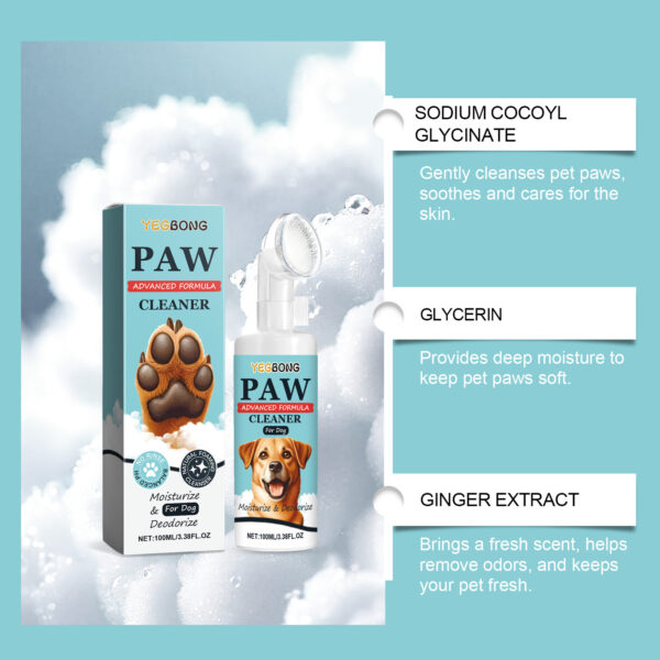 74ffd1af-4c2c-4c01-8952-2e4f75640870.jpg Paw Cleaner Dog Foam for Clean & Moisturised Paws