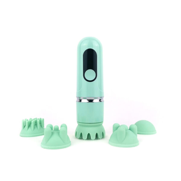 Cat Massager with Soft Silicone Massage Heads