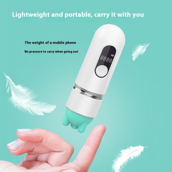 Cat Massager with Soft Silicone Massage Heads