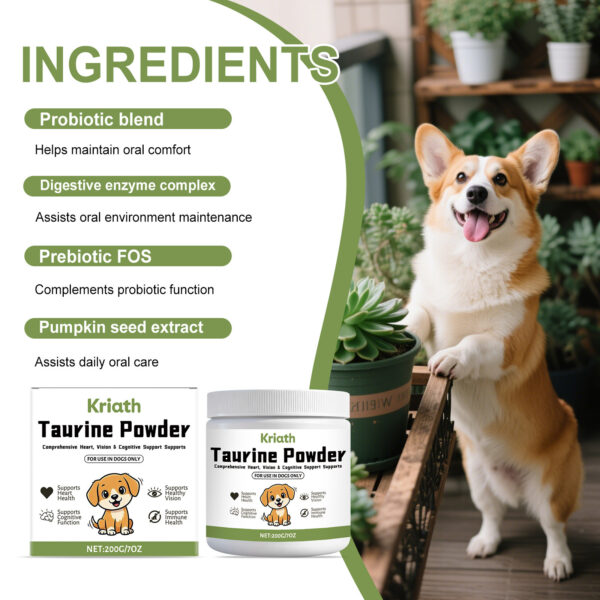 Taurine Powder For Dogs A Gentle Formula To Nourish And Support Your Dogs Daily Health And Well-being