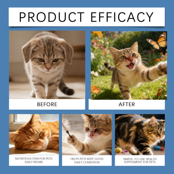 Kriath Taurine for Cats – Feline Heart, Vision & Immune Support Powder