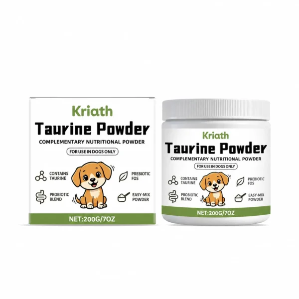 Kriath Taurine Powder for Dogs – 200g Taurine Supplement